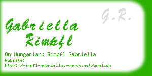 gabriella rimpfl business card